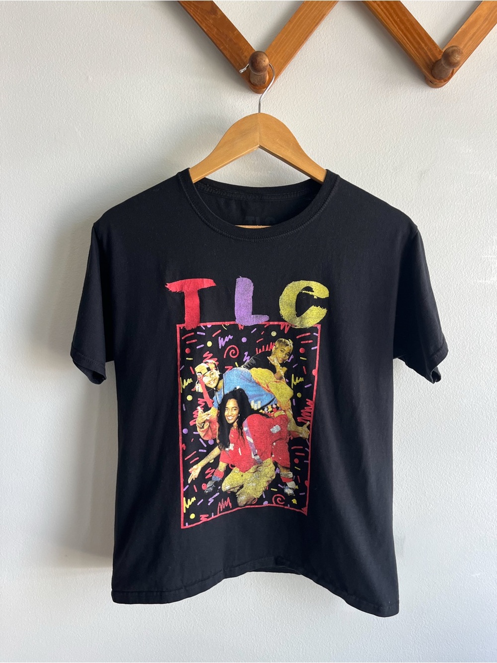 TLC R&B group Black Graphic Tee